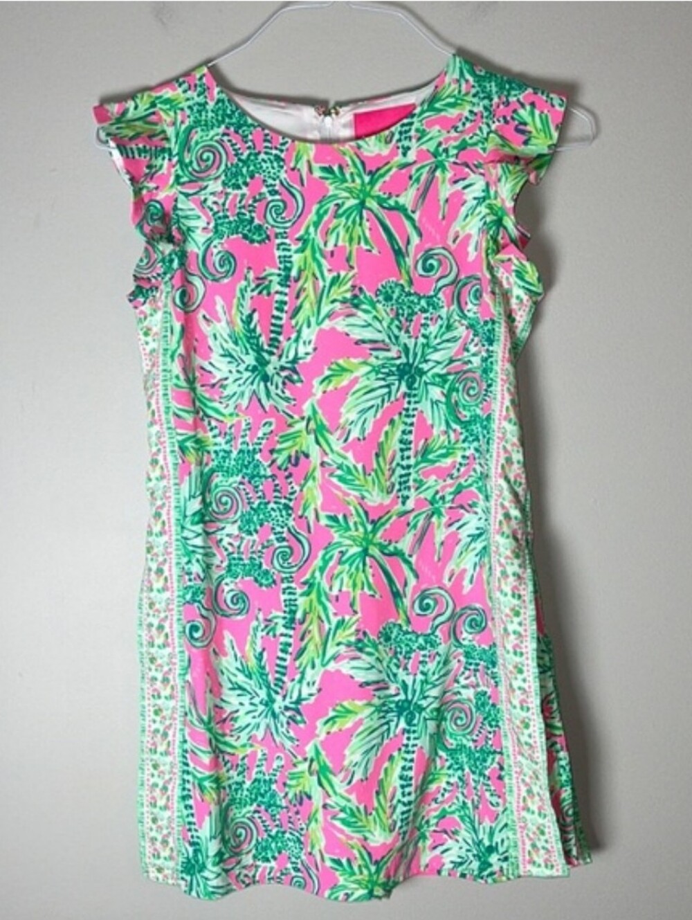 Lilly Pulitzer Adda Romper Prosecco Pink Hanging Around Beach Theme Size 2 - Picture 2 of 7